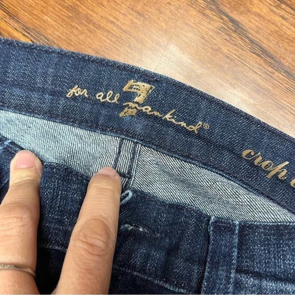 7 for all mankind crop dojo denim jeans - Picture 6 of 6
